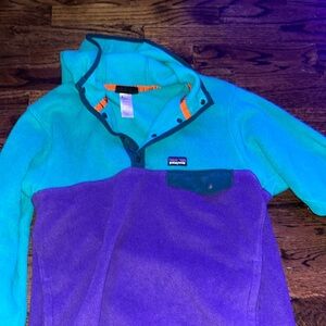 patagonia quarter zip with hood
